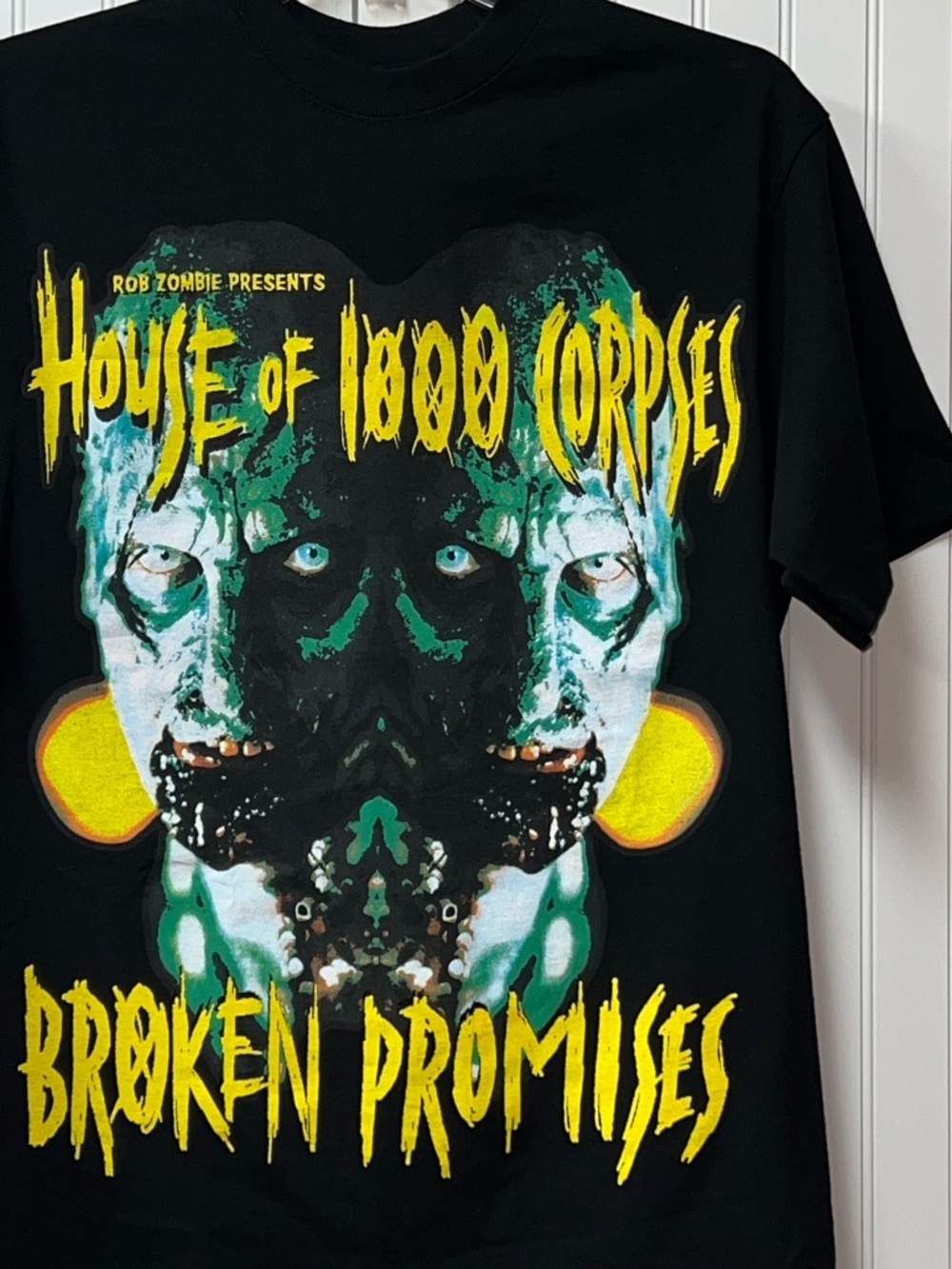 Broken Promises X Rob Zombie House of 1000 Corpses Heavyweight Shirt L New NWOT